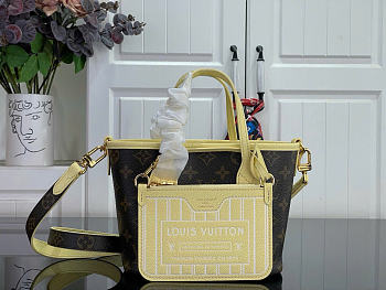 Kitlife Louis Vuitton Neverfull Inside Out BB Yellow M25656 26.5x16.5x11cm