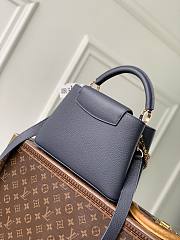 Kitlife Louis Vuitton Capucines BB Bag Blue Navy M28203 27x19x9cm - 3