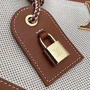 Kitlife Louis Vuitton Capucines Weekender Small Bag Beige & Brown M28438 33x19x9cm - 3