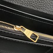 Kitlife Louis Vuitton Capucines East West Small Bag Black M29443 29x18x9cm - 3