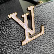 Kitlife Louis Vuitton Capucines East West Mini Bag Black M29443 12x22x8cm - 6