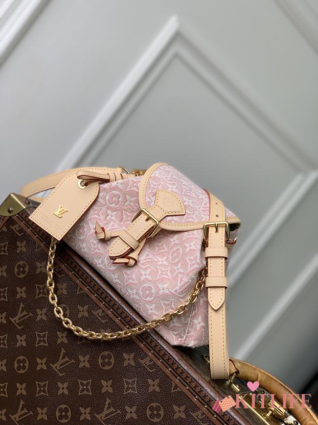 Kitlife Louis Vuitton Odyssee PM Bag Pink 27x17x12cm - 1