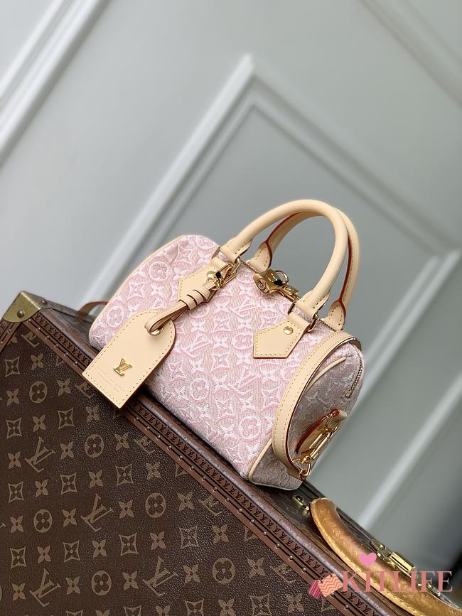 Kitlife Louis Vuitton Speedy Bandoulière 20 Bag Pink M2A039 20.5x13.5x12cm - 1