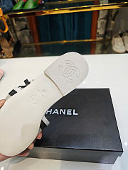 Kitlife Chanel Bow-tie Mesh Mules White - 2