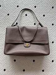 Kitlife Chanel Maxi Flap Bag Taupe Gold Hardware AS6233 26x38.5x11cm  - 1