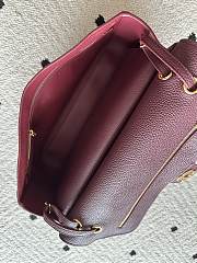 Kitlife Chanel Maxi Flap Bag Burgundy Gold Hardware AS6231 32x19x10cm - 6
