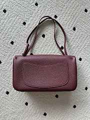 Kitlife Chanel Maxi Flap Bag Burgundy Silver Hardware AS6231 32x19x10cm - 4