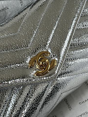 Kitlife Chanel 26X Envelope Bag Silver AS6044 10x26x5cm - 2