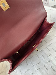 Kitlife Chanel 26X Envelope Bag Burgundy AS6044 10x26x5cm - 6