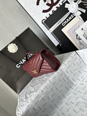 Kitlife Chanel 26X Envelope Bag Burgundy AS6044 10x26x5cm - 3