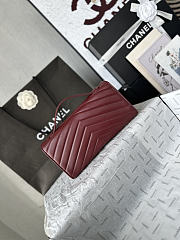 Kitlife Chanel 26X Envelope Bag Burgundy AS6044 10x26x5cm - 2
