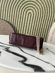 Kitlife Chanel Lambskin Quilted Crush 2.55 Reissue 225 Flap Dark Burgundy 24×16×7.5cm - 6