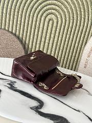 Kitlife Chanel Lambskin Quilted Crush 2.55 Reissue 225 Flap Dark Burgundy 24×16×7.5cm - 2