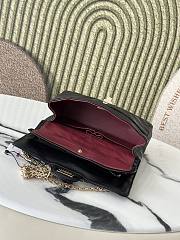 Kitlife Chanel Lambskin Quilted Crush 2.55 Reissue 225 Flap Black 24×16×7.5cm  - 4