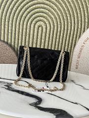 Kitlife Chanel Lambskin Quilted Crush 2.55 Reissue 225 Flap Black 24×16×7.5cm  - 3