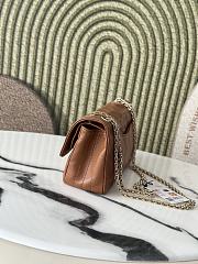 Kitlife Chanel Lambskin Quilted Crush 2.55 Reissue 225 Flap Brown 24×16×7.5cm - 5