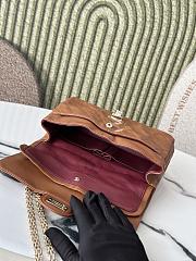 Kitlife Chanel Lambskin Quilted Crush 2.55 Reissue 225 Flap Brown 24×16×7.5cm - 3
