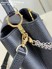 Kitlife Louis Vuitton Capucines BB Bag Black M488653 27x19x9cm  - 4