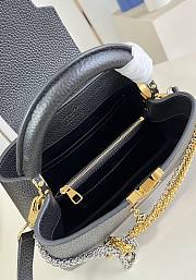 Kitlife Louis Vuitton Capucines BB Bag Black M488653 27x19x9cm  - 2