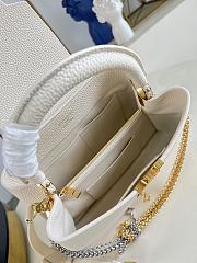 Kitlife Louis Vuitton Capucines BB Bag White M48865 27x19x9cm  - 6