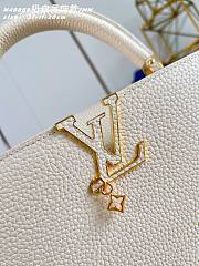 Kitlife Louis Vuitton Capucines BB Bag White M48865 27x19x9cm  - 3