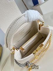 Kitlife Louis Vuitton Capucines Mini Bag White M48865 21x14x8cm  - 4