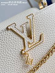 Kitlife Louis Vuitton Capucines Mini Bag White M48865 21x14x8cm  - 2