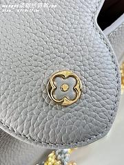 Kitlife Louis Vuitton Capucines BB Bag Grey M488653 27x19x9cm  - 4