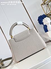 Kitlife Louis Vuitton Capucines BB Bag Grey M488653 27x19x9cm  - 2