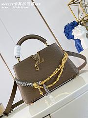 Kitlife Louis Vuitton Capucines BB Bag Taupe M488653 27x19x9cm  - 1