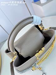 Kitlife Louis Vuitton Capucines BB Bag Taupe M488653 27x19x9cm  - 3