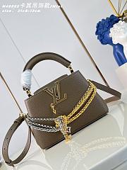Kitlife Louis Vuitton Capucines Mini Bag Taupe M48865 21x14x8cm  - 1