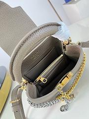 Kitlife Louis Vuitton Capucines Mini Bag Taupe M48865 21x14x8cm  - 6