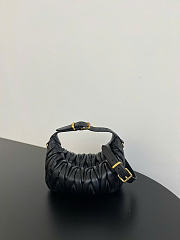 Kitlife Miu Miu Mini Matelassé Tote Bag Black 30203B79 8x8.5x15cm - 6