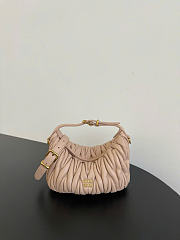 Kitlife Miu Miu Mini Matelassé Tote Bag Beige 30203B79 8x8.5x15cm  - 1