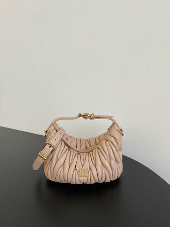 Kitlife Miu Miu Mini Matelassé Tote Bag Beige 30203B79 8x8.5x15cm 