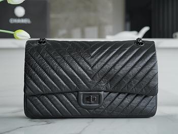 Kitlife Chanel Reissue 2.55 Bag Black 28cm