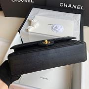 Kitlife Chanel CF Classic V-Series Bag Black 25cm - 6