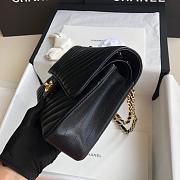 Kitlife Chanel CF Classic V-Series Bag Black 25cm - 4