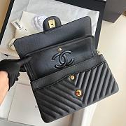 Kitlife Chanel CF Classic V-Series Bag Black 25cm - 5