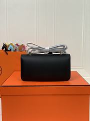 Kitlife Hermes Epsom Constance 1-Elan Bag Black 27x16x6cm - 5