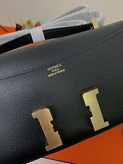 Kitlife Hermes Epsom Constance 1-Elan Bag Black 27x16x6cm - 3
