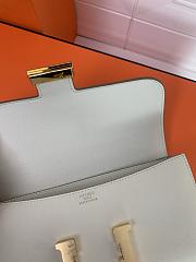 Kitlife Hermes Epsom Constance 1-Elan Bag Off-white 27x16x6cm  - 6