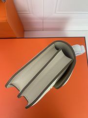 Kitlife Hermes Epsom Constance 1-Elan Bag Off-white 27x16x6cm  - 5