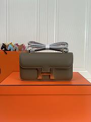 Kitlife Hermes Epsom Constance 1-Elan Bag Taupe 27x16x6cm  - 1