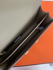Kitlife Hermes Epsom Constance 1-Elan Bag Taupe 27x16x6cm  - 2