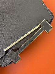 Kitlife Hermes Chevre Mysore Geta Mauve Sylvestre Bag Taupe 20x6.5x16cm  - 2