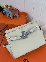 Kitlife Hermes Kelly Messenger Bag Off-white 25×20×10cm - 5