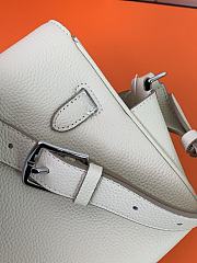 Kitlife Hermes Kelly Messenger Bag Off-white 25×20×10cm - 2