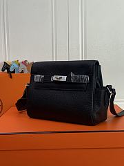 Kitlife Hermes Kelly Messenger Bag Black 25×20×10cm  - 2